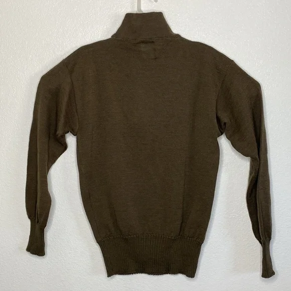 Perfect Knitting Mills Men’s Military 100% Wool Sweater Size L